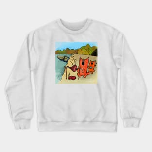 Illustration art picnic Crewneck Sweatshirt